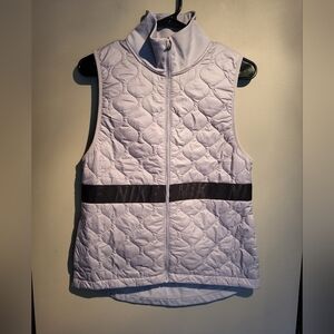 Nike Aerolayer Quilted Vest Grey with Black Accents, Size Small